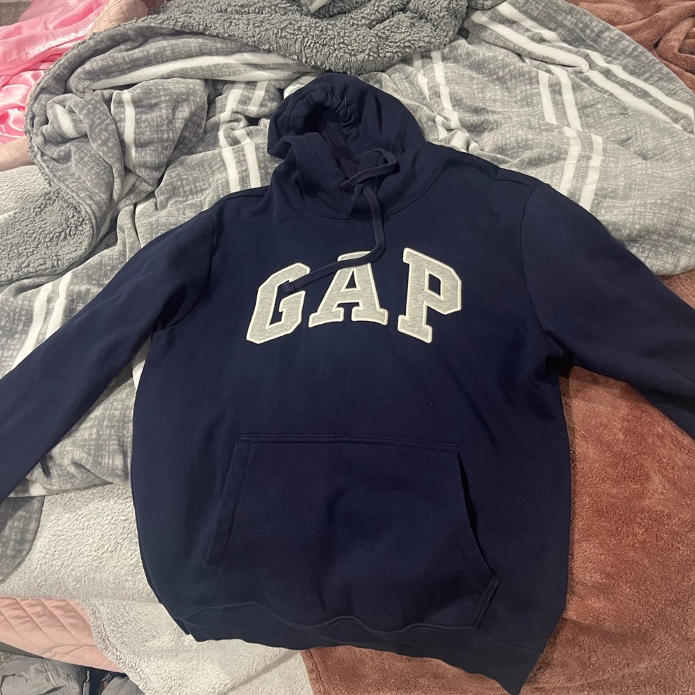 GAP Men's Navy Blue Hoodie Sweater